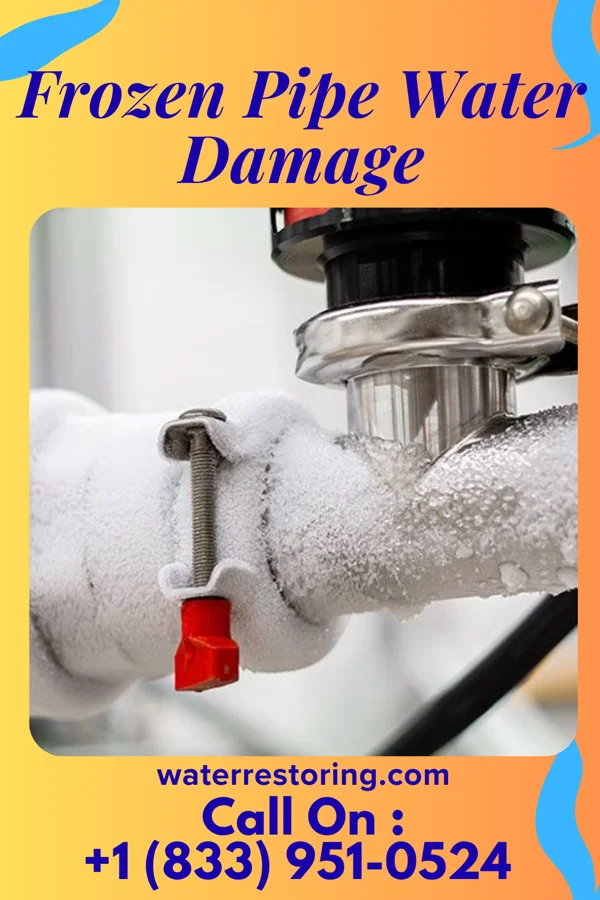 Frozen Pipe Water Damage in Wharton, OH